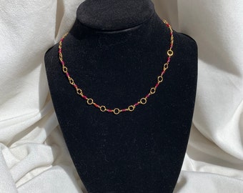 Red Goddess Necklace