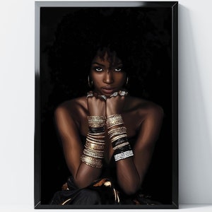 Black woman art, culture , Black girl art, Black girl wall art, Black woman wall art, Black poster art, Black girl poster art, black poster