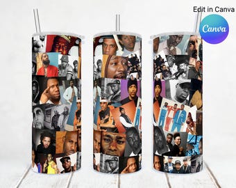 Legends of Hip Hop Becher Design: 20 Unzen Skinny Tumbler (Digitaler Download)