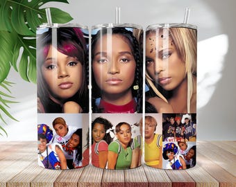 TLC Becher 20oz PNG: 90s R&B Hip Hop Design (Digitaler Download)