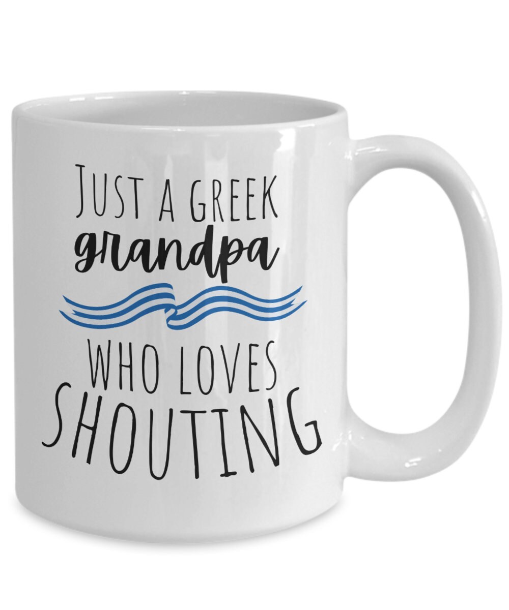 Greek Grandpa Mug Greek Grandpa Greek Grandfather Gift Greek Gifts