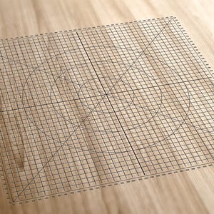 Grille pour découpe laser 440x440 - Fichier téléchargeable (svg & lbrn2)