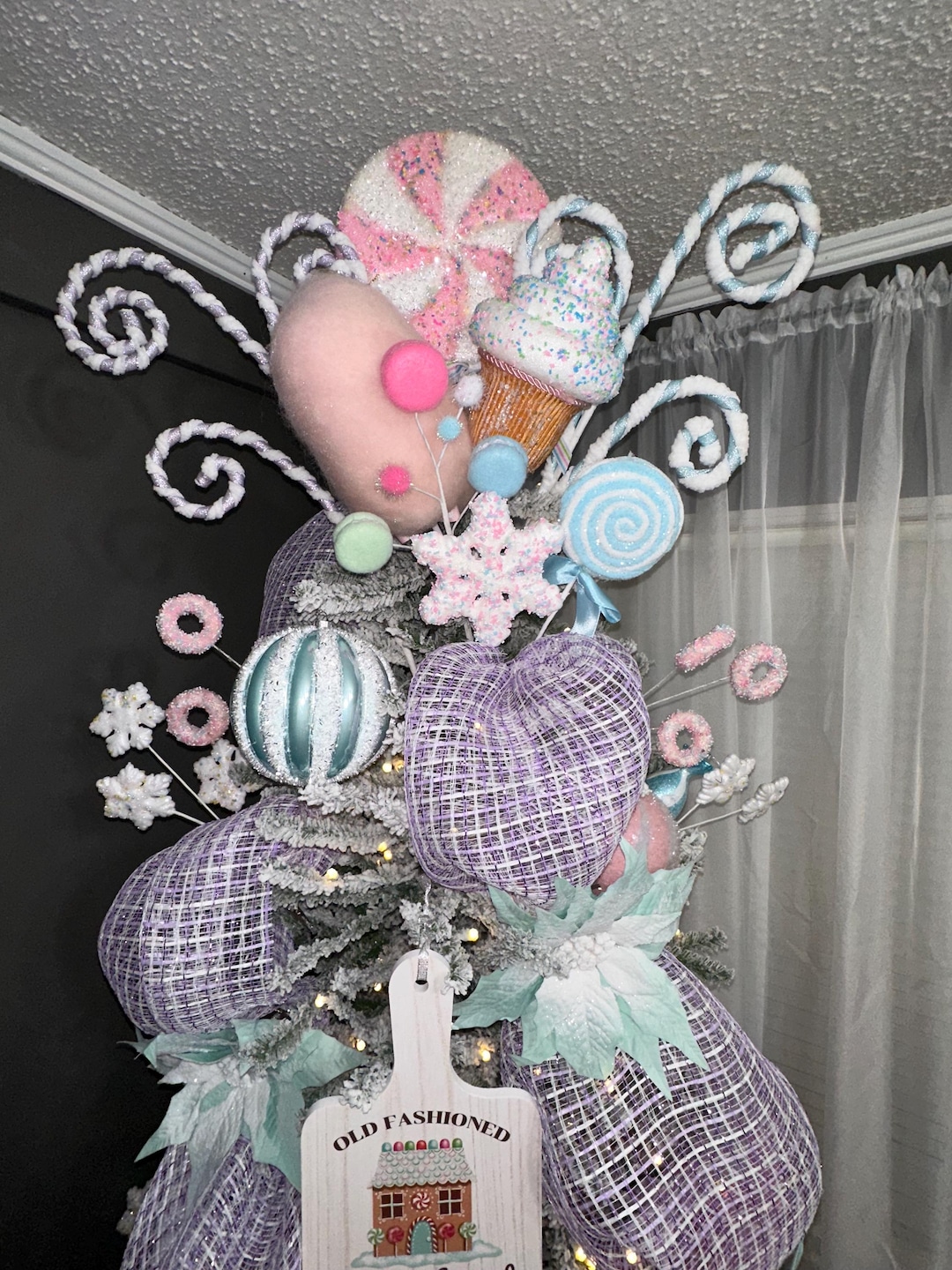 Candyland Christmas Tree Kit – Mrs Claus Bakery Pastel Holiday Decor ...