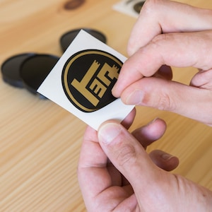 TEQ Decal for Toyota Wheel Center Caps JDM Stickers x4 | Fast Shipping Europe