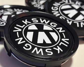 VLKSWGN Wheel Center Cap Stickers for VW Golf MK7 / MK7.5 / MK8/ MK8.5 GTI / R
