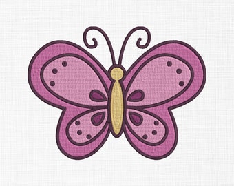 Cute Butterfly Embroidery Design Baby Butterfly Embroidery Design Little Butterfly Embroidery Machine Embroidery 5 Sizes Digital Download