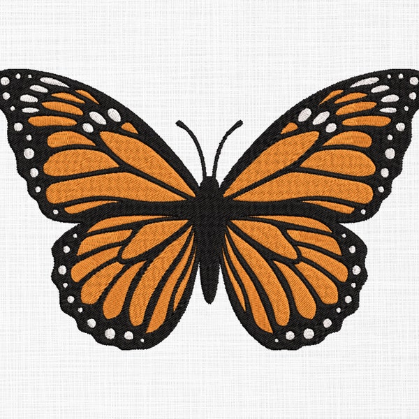 Monarch Butterfly Embroidery Design Butterfly Embroidery Design Animals Embroidery Design Machine Embroidery Design 6 Sizes Instant Download