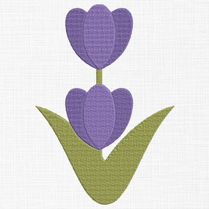 Lavender Flower Embroidery Designs Purple Flower Embroidery Design Floral Embroidery Design Machine Embroidery 5 Sizes Digital Download
