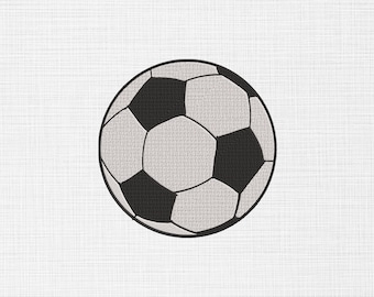 Soccer Ball Embroidery Design Football Embroidery Design Ball Embroidery Files Machine Embroidery Pattern 6 Sizes Digital Download