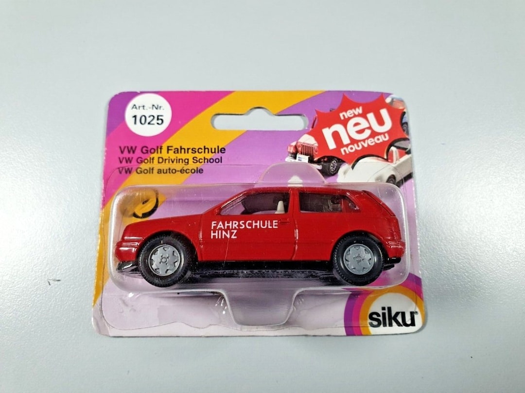 Volkswagen Golf IV GL Fahrschule Hinz SIKU 1/66 With Box - Etsy