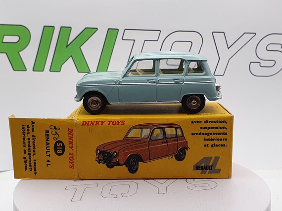 Dinky Toys France N°100 - Renault 4L Junior Vert Pâle, échelle 1:43, Excellent état