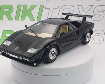 1988 Lamborghini Countach (black) | 1:24 Bburago Diecast Car - Etsy