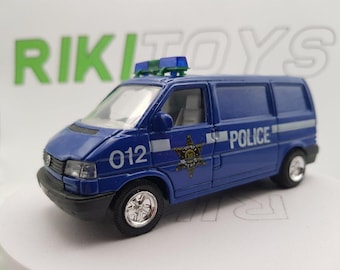 Camion Volkswagen Police Wader 19 Cm - Jouet Ancien Plastique Allemagne RARE
