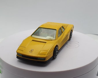 Vintage Burago Model Car Ferrari Testarossa 1984 Rare Ferrari 1:18