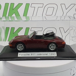 Porsche 911 Cabriolet Newsstand 1/43 Bordeaux 1995