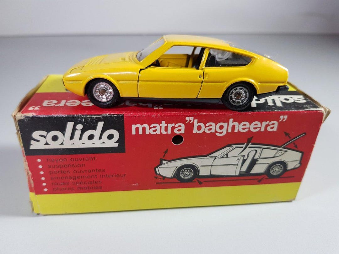 SOLIDO MATRA BAGHEERA Ref 21 Boite Orange Neuve / Boite