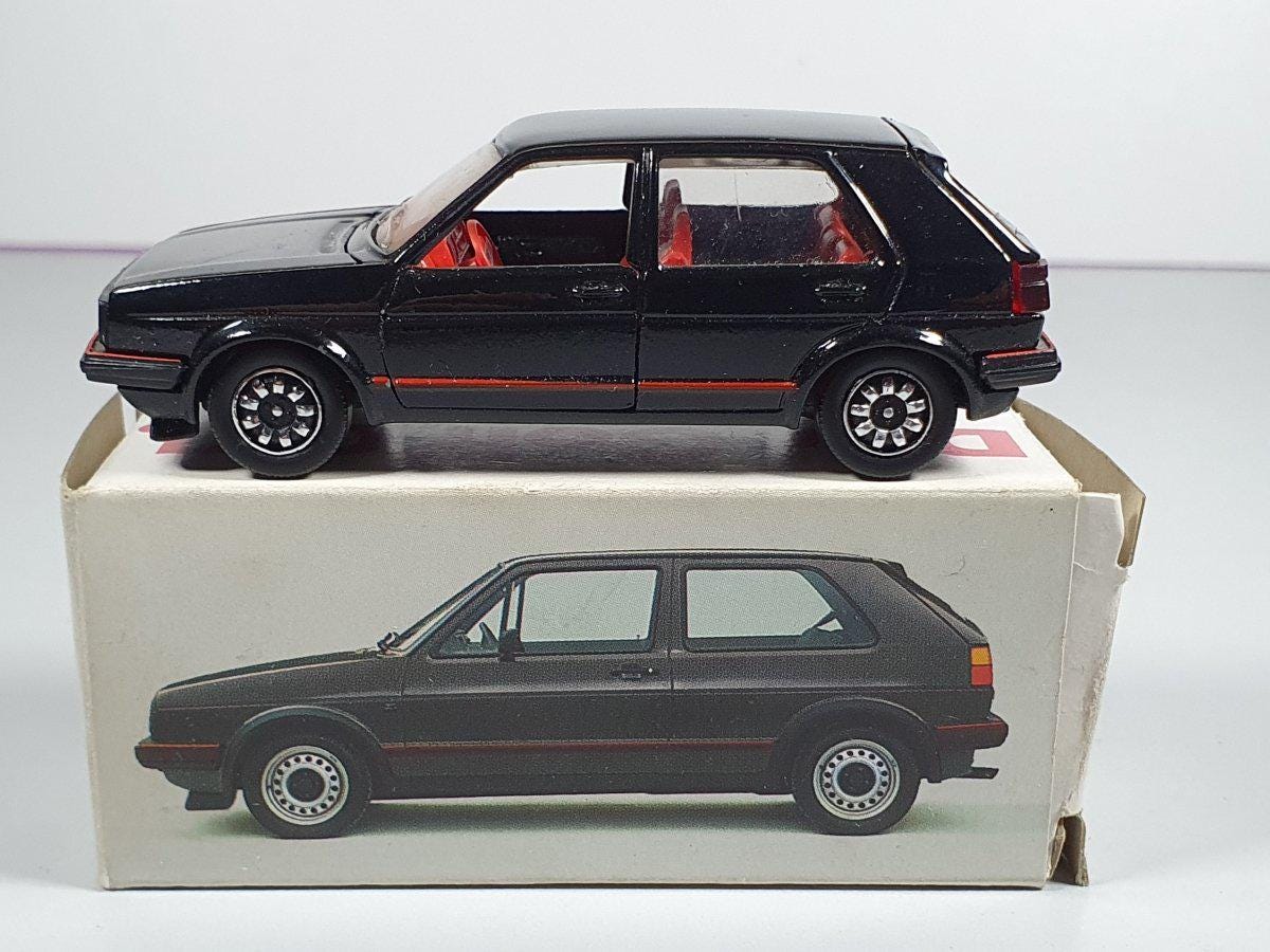 フォルクスワーゲン ゴルフ GTI 1985 1/43 Volkswagen Golf 2 GTI 1985 Schabak 1/43 With Box - Etsy