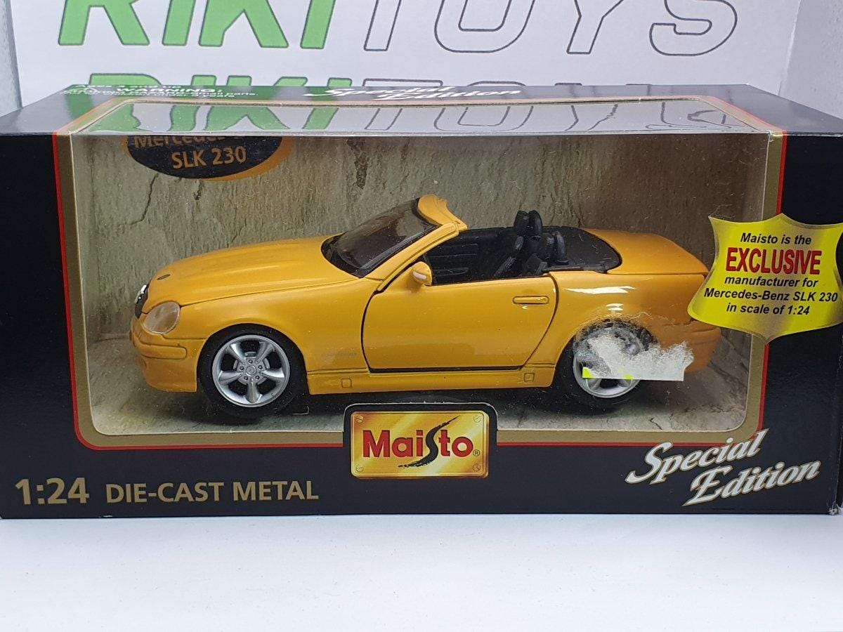 Mercedes Benz SLK 230 Maisto 1/24 Yellow 1997 - Etsy