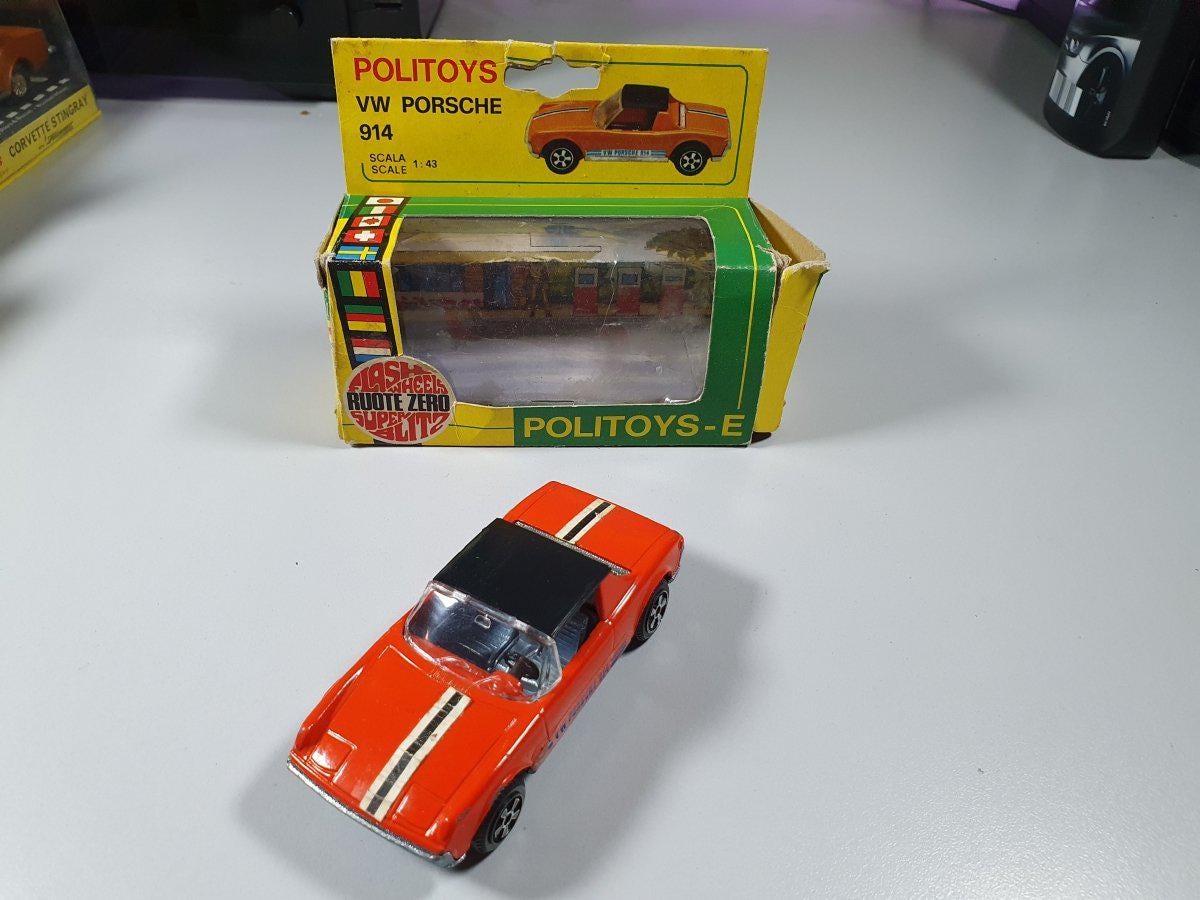 Porsche 914 Politoys 1/43 With Box