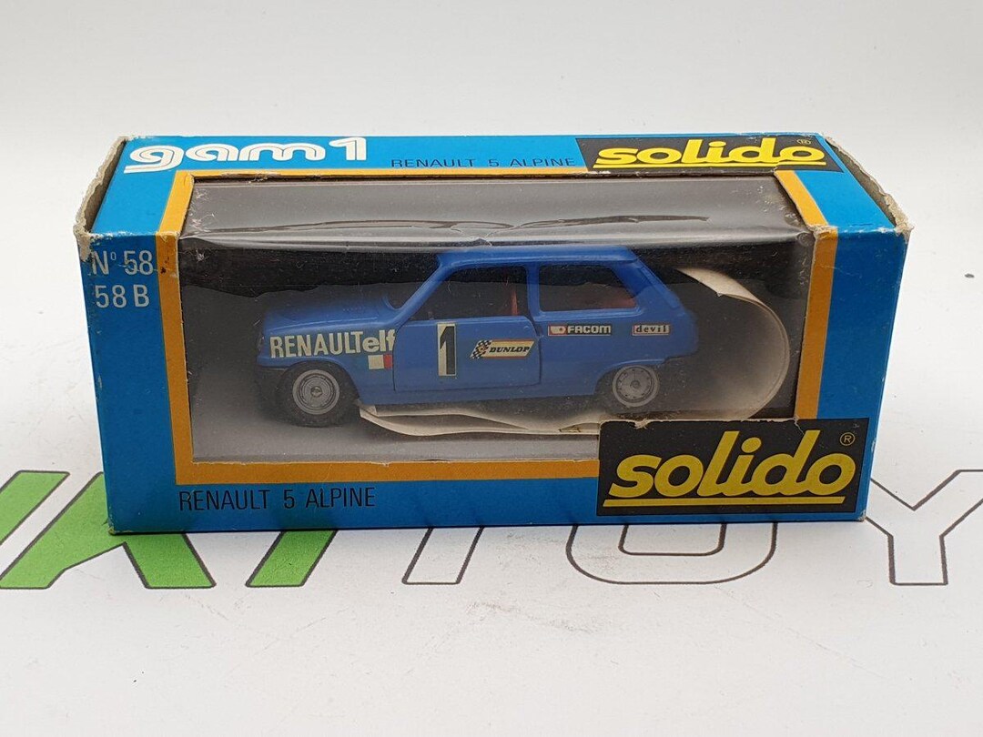 Renault 5 Alpine N58B Miniature Solide 1/43, Die-cast, Avec Boîte