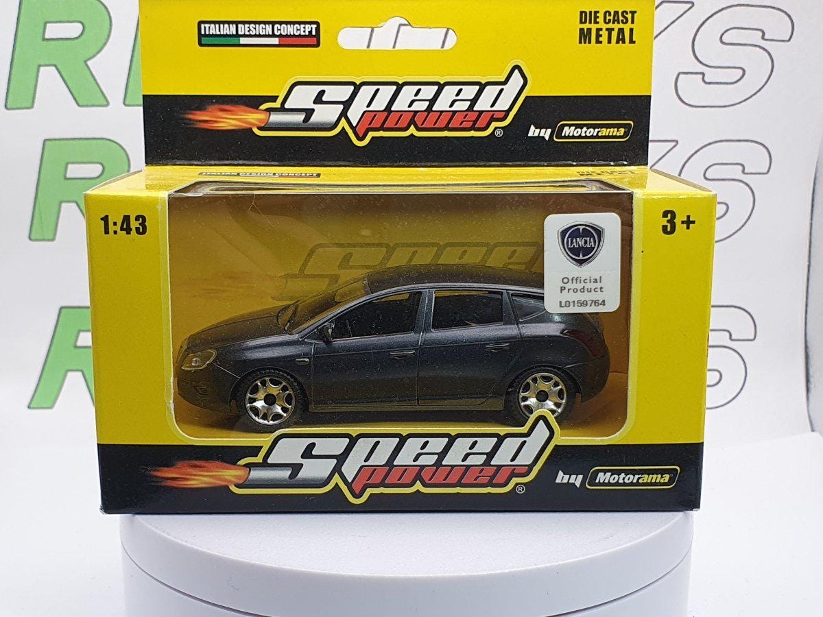 Modèle Réduit Lancia Delta 1/43 Mondo Motors Noir 2008 - Boîte Non Incluse