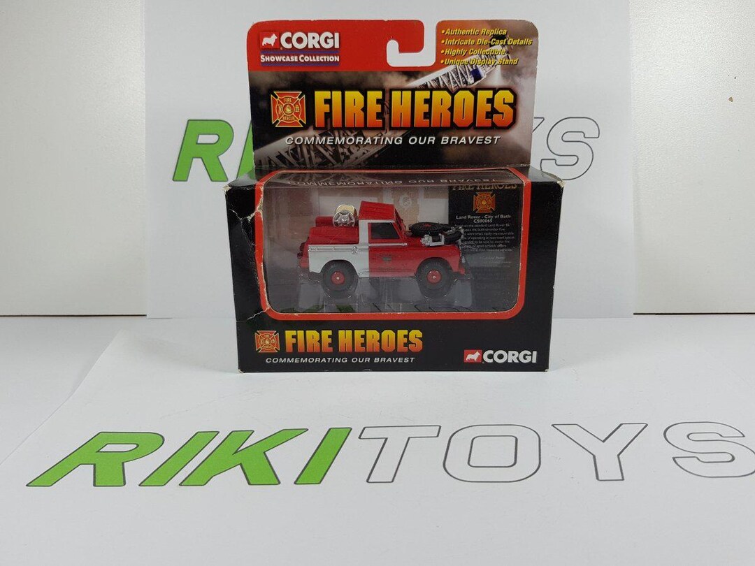 Land Rover 88 Fire Dept Corgi 1/43 With Box - Etsy