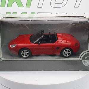 Porsche 911 Turbo Cabrio Kiosk 1/43 Rood 1991