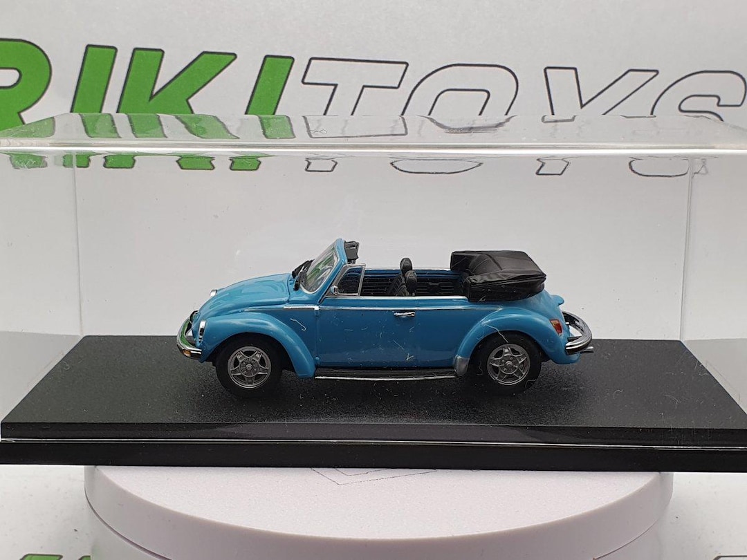 MINICHAMPS Volkswagen Coccinelle Grise - Échelle 1/43 - Miniature Métal (NEUVE, Boîte Abîmée)