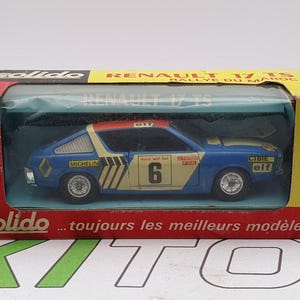 Renault 17 TS Rallye N37 Solido 1/43 With Box