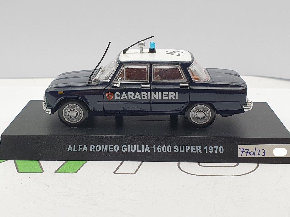 ミニカー MINICHAMPS Alfa Romeo Giulia CARABINIERI Alfa Romeo Giulia 1600 Super Carabinieri 1970 Newsstand 1/43