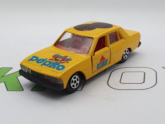 NOREV MINI JET Peugeot 604 Doré en Métal Voiture Miniature Made In