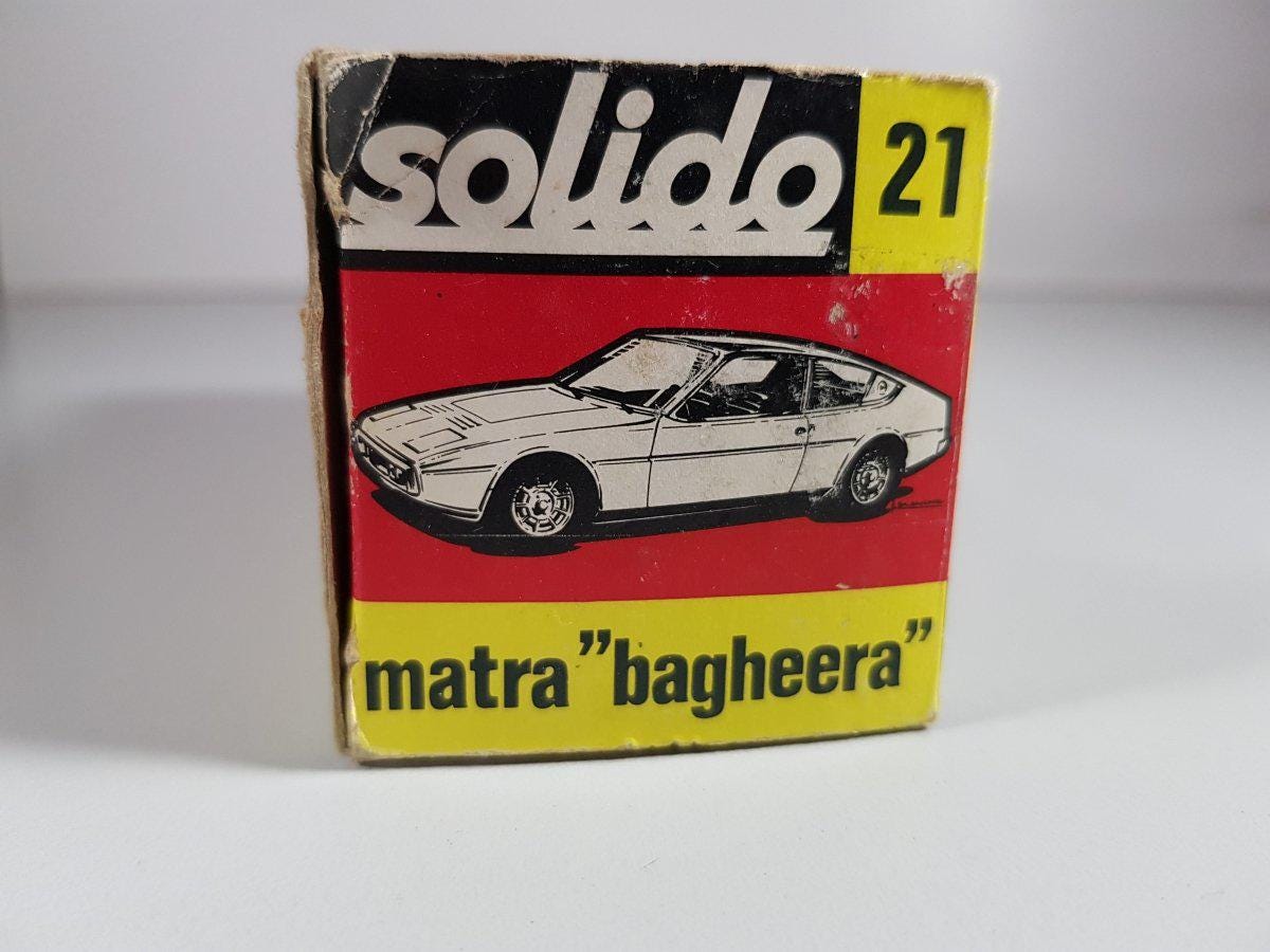 TALBOT MATRA BAGHEERA 1973 VOITURES FRANÇAISES NOREV HACHETTE 1/43