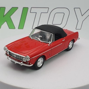 Fiat 1600 Cabrio Norev 1/43 Red 1959
