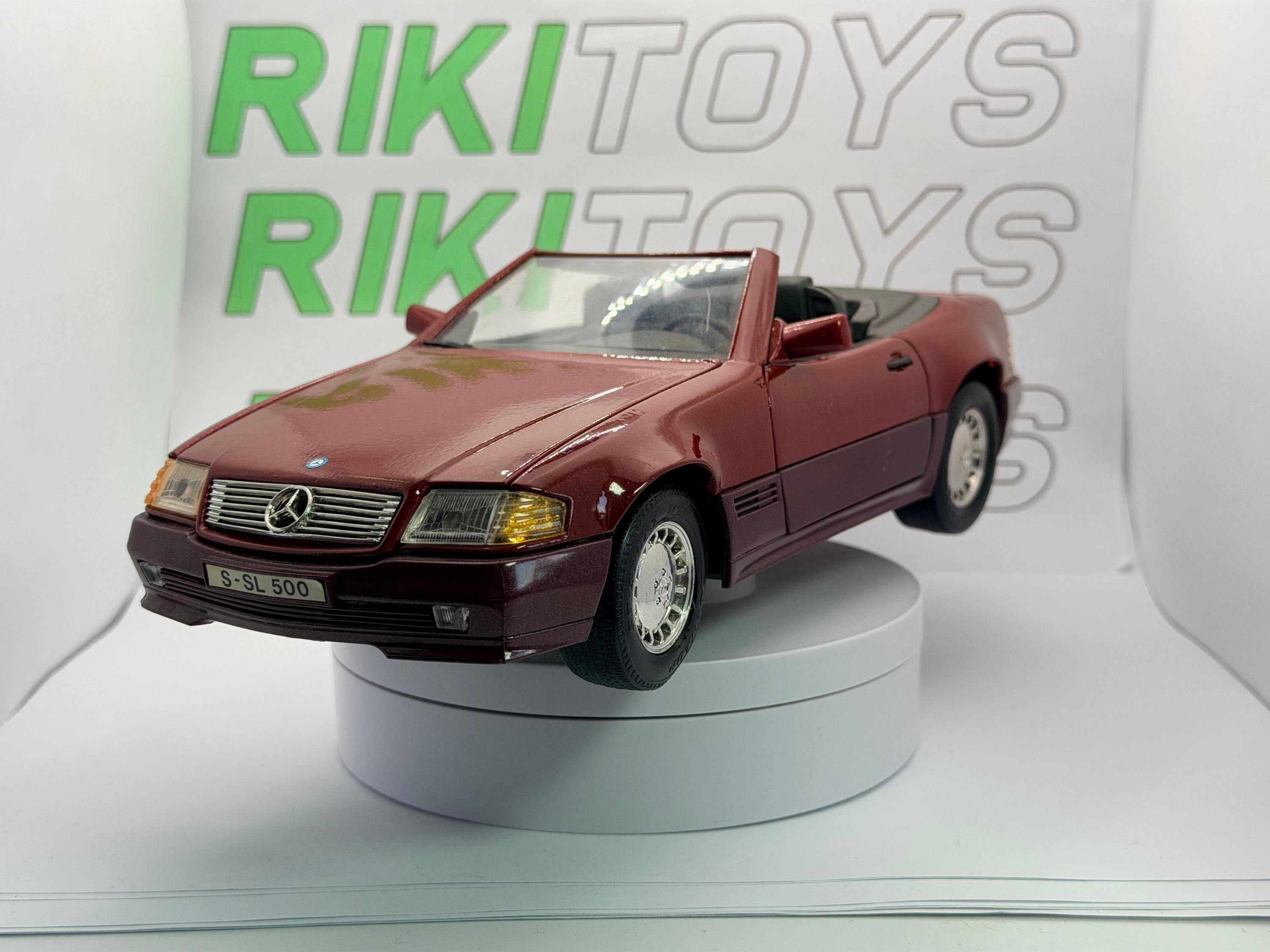 Mercedes Benz 500 SL Maisto 1/18 Dark Red 1989 - Etsy Canada