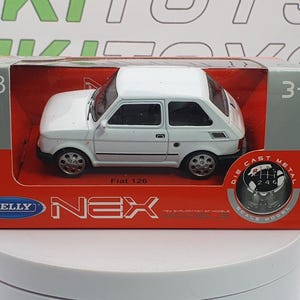Fiat 126 FSM Welly 1/43 White 1985 - Etsy