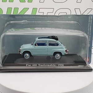 Fiat 600 transformable Norev 1/43 Blue
