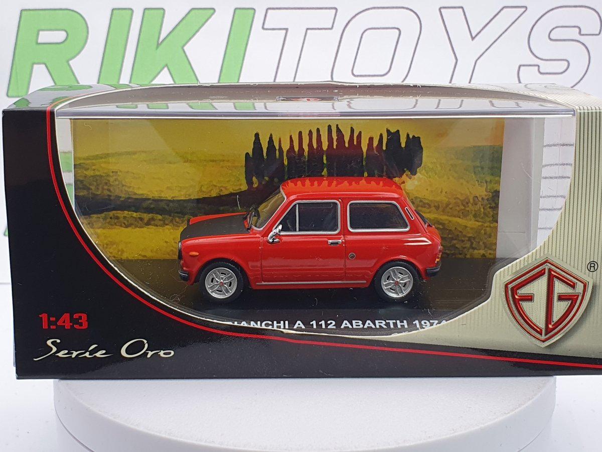 Miniature Autobianchi A112 Abarth 1973 - Art Motor Steel - Échelle 1/43 - Acier Inox - Neuve