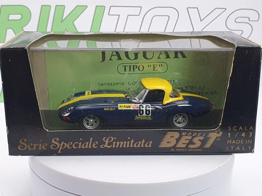 Jaguar E Type Best Model 1/43 Blue 1961 - Etsy
