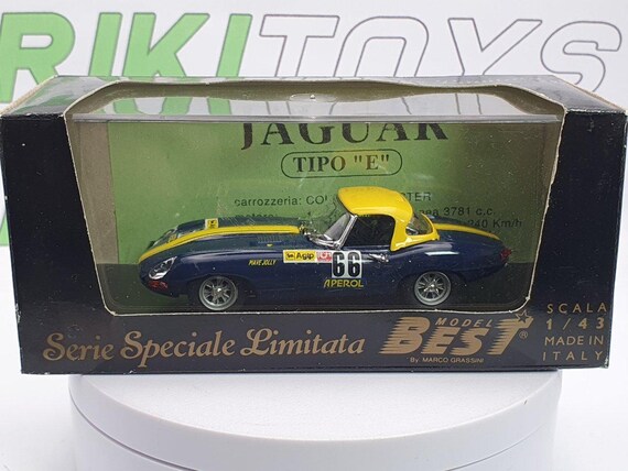 Jaguar E Type Best Model 1/43 Blue 1961 - Etsy