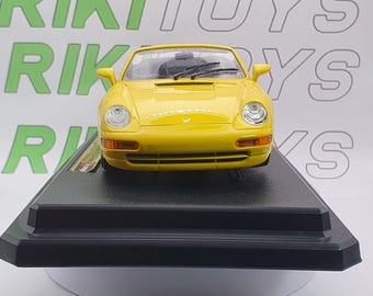 Porsche 911 Carrera 993 Burago 1/24 Yellow 1993 - Etsy
