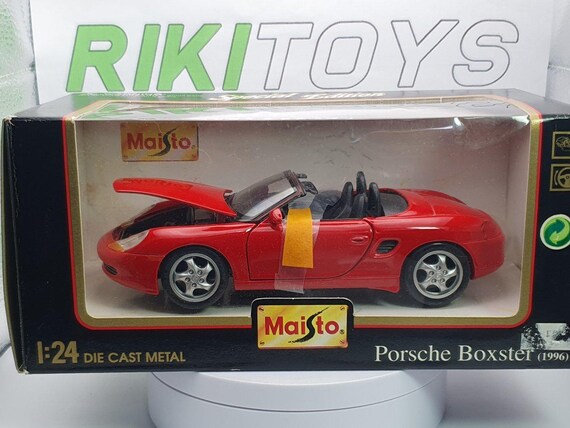 Porsche Boxster Maisto 1/24 Red 1996 - Etsy