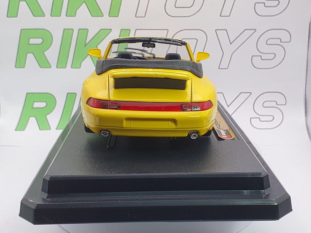 Porsche 911 Carrera 993 Burago 1/24 Yellow 1993 - Etsy