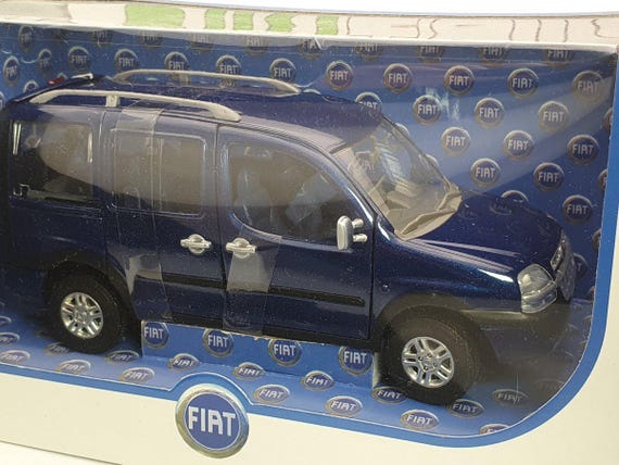 Fiat Doblò Malibu Norev 1/24 Blue Met. - Etsy