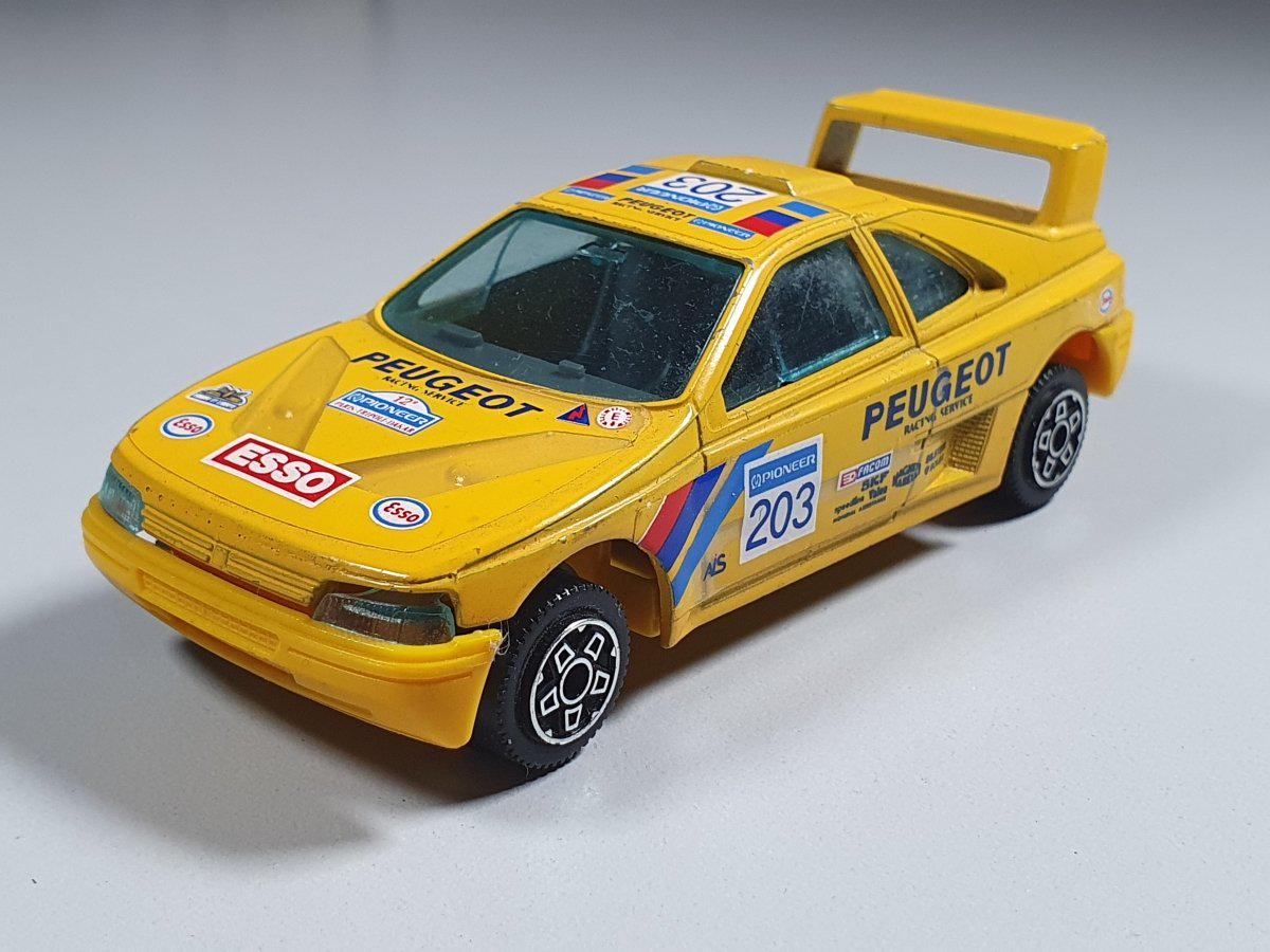 Peugeot 405 Paris Dakar ESSO Burago 1/43 - Etsy Denmark