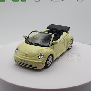 Volkswagen New Beetle Cabrio Edicola 1/43 Giallo