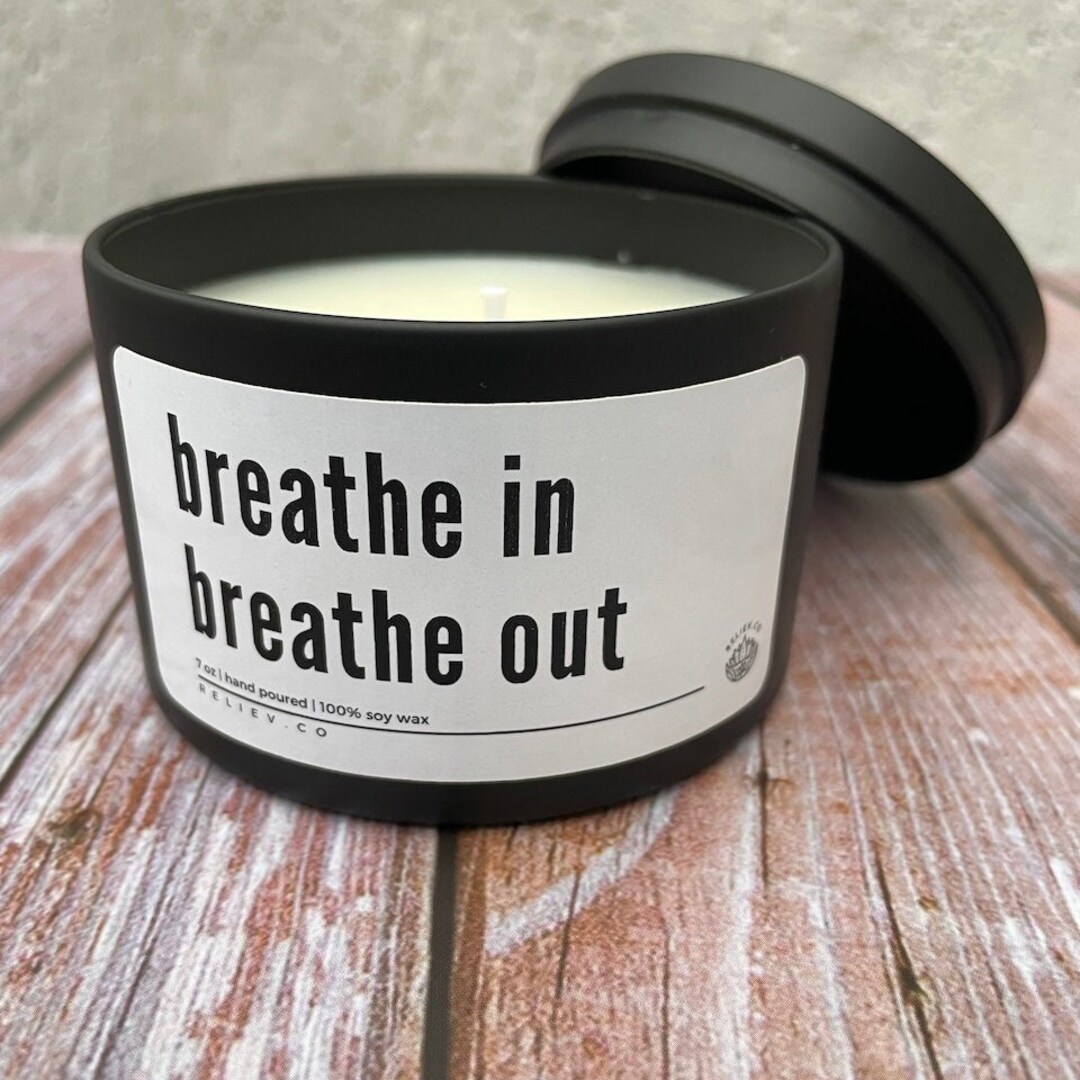 Inspirational Candle Stress Relief Candle Relaxing Candle Etsy