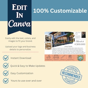 postale immobilière de luxe | Modèle Canva modifiable de 7 x 5 po. Marketing pour agents immobiliers pour portes ouvertes, Airbnb, VRBO et ventes immobilières