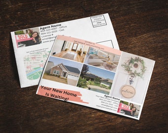 Realtor Postcard Template: New Home Listing Marketing (6.5x9 in)