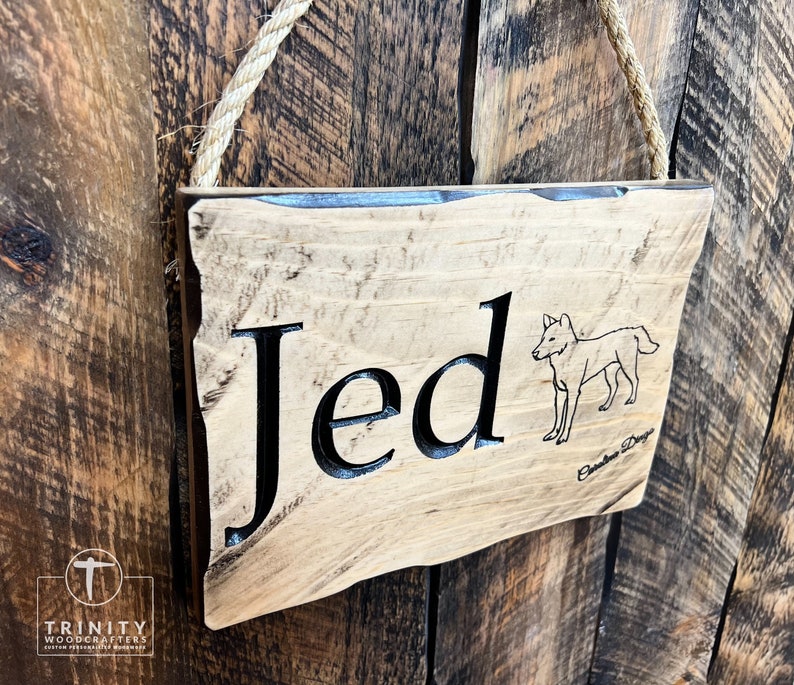 Personalized Dog Name Sign Dog Crate Sign Doghouse Sign Pet Etsy