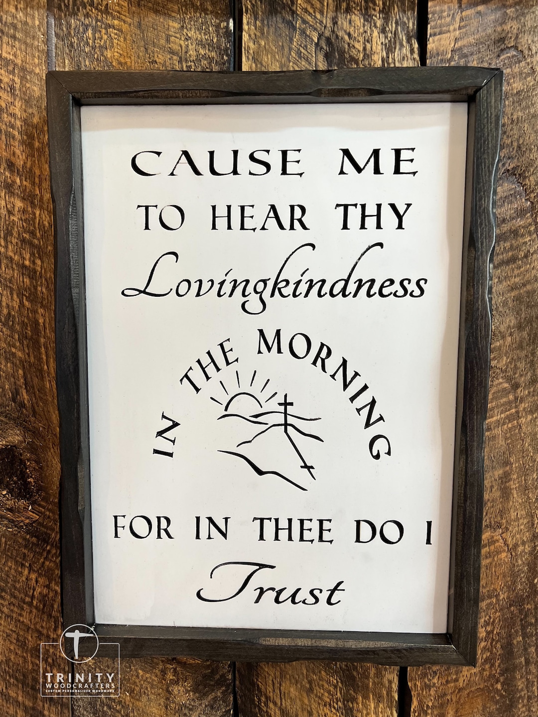 Scripture Sign Christian Wall Decor Christian Sign Wall Decor House Decor Etsy